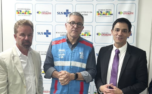 Em encontro com Luiz Fernando e Pacífico, ministro Alexandre Padilha assume compromisso para reforma de todas UBS de Santos Dumont